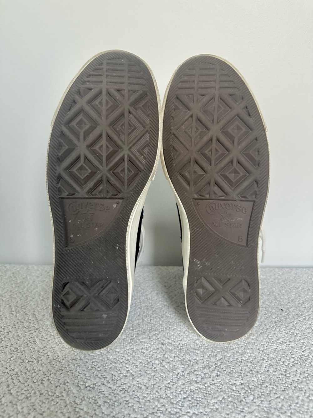 Converse All Star x Comme Des Garçons Play Large Emblem Black High Top Sneakers - Picture 11 of 13
